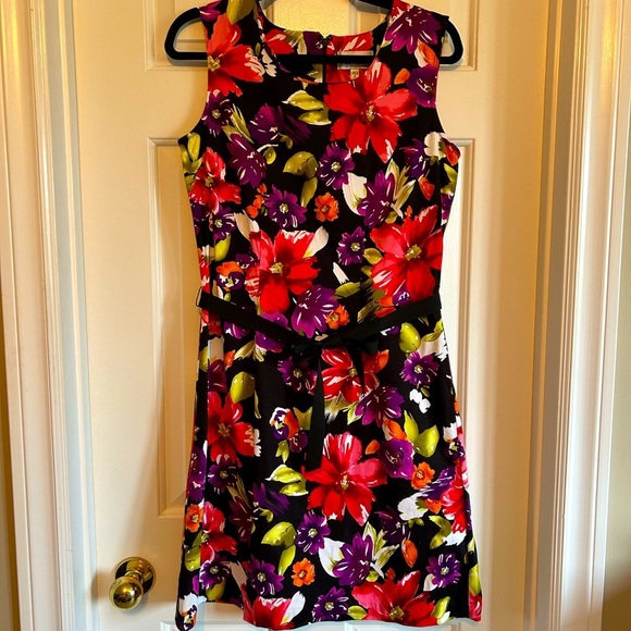Olivia Matthews floral dress size 8 - Picture 1 of 4